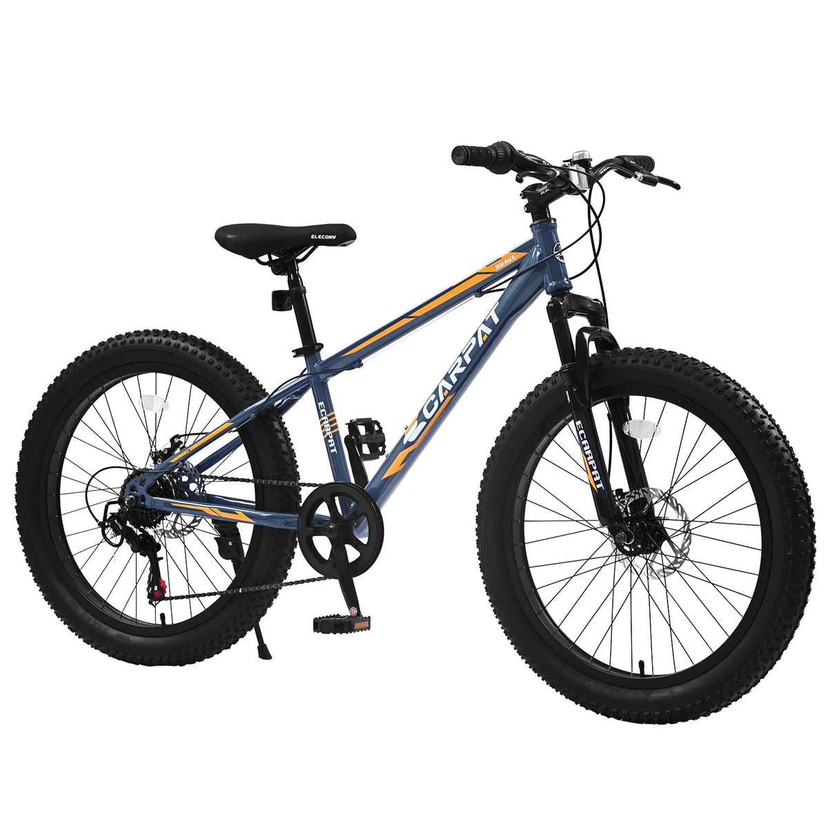 Green 24 inch Fat Tire Mountain Bike C409
