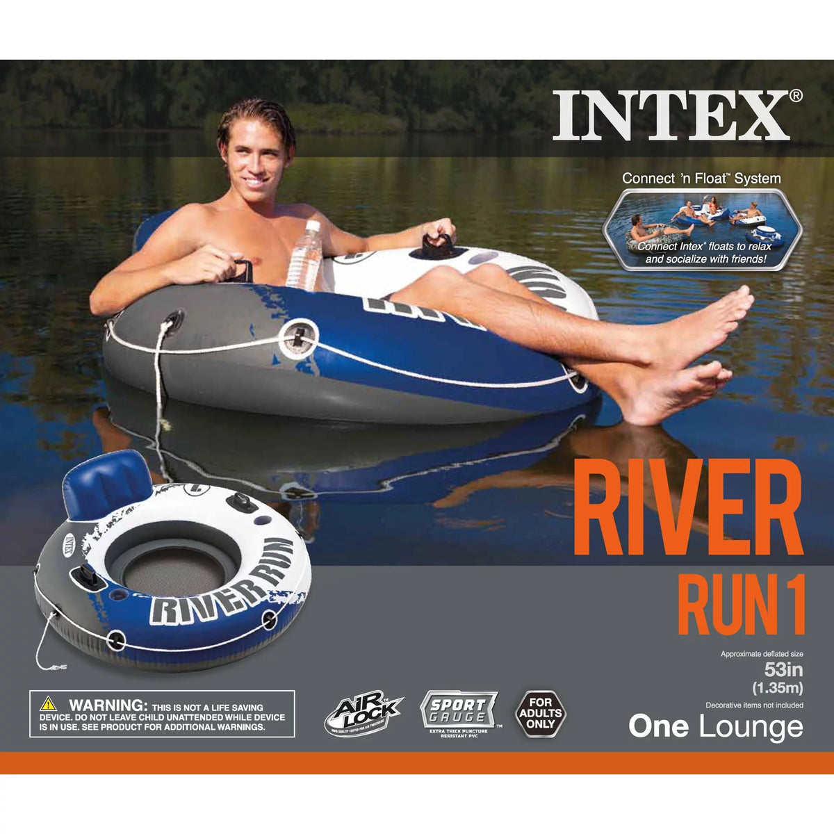 4 Pack Floating Tubes and 12V Air Pump R2393