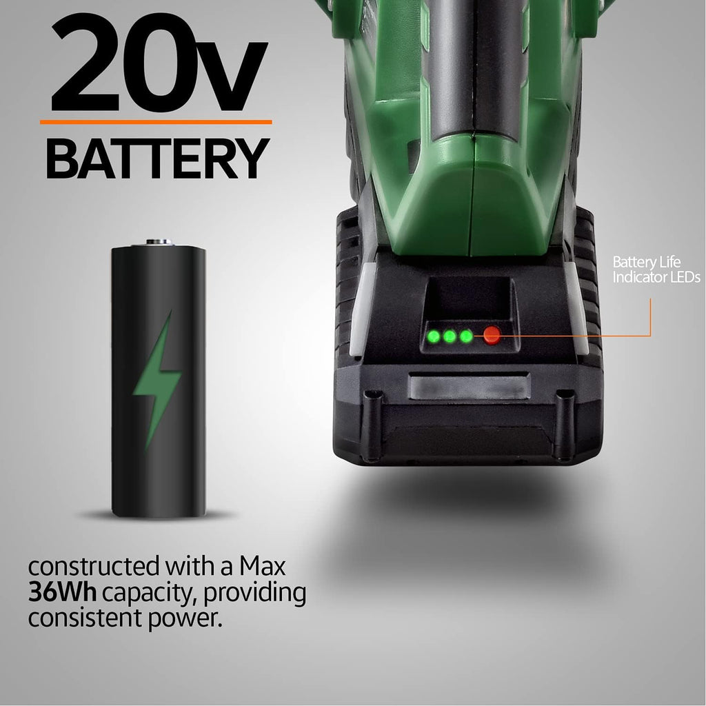 17-Inch Cordless Electric Hedge Trimmer Pack of 2 H307094