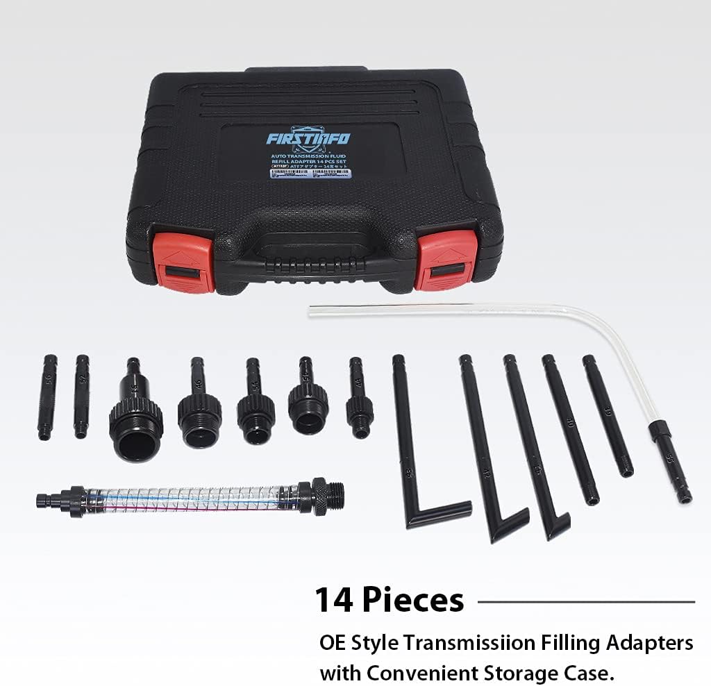 10 Liter ATF Dispenser Kit with 14 Pieces Transmission Filling Adapters H159599