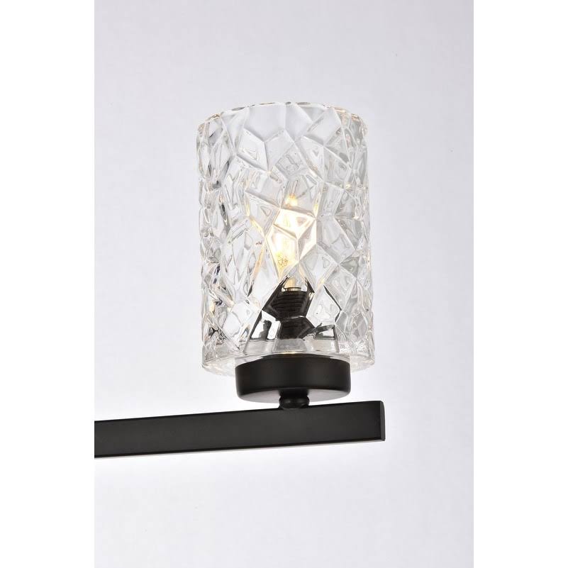 5 Light Bath Sconce with Clear Shade A848345