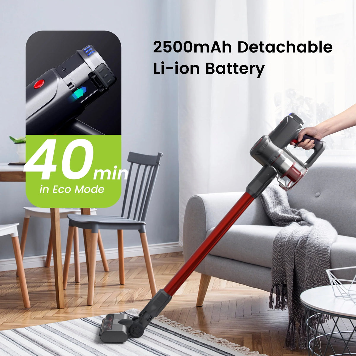 Cordless Stick Vacuum Cleaner T8356