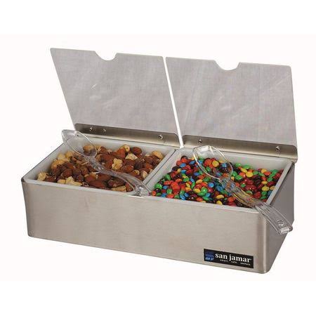 2 Quart Condiment Center with Notched Lids T807106