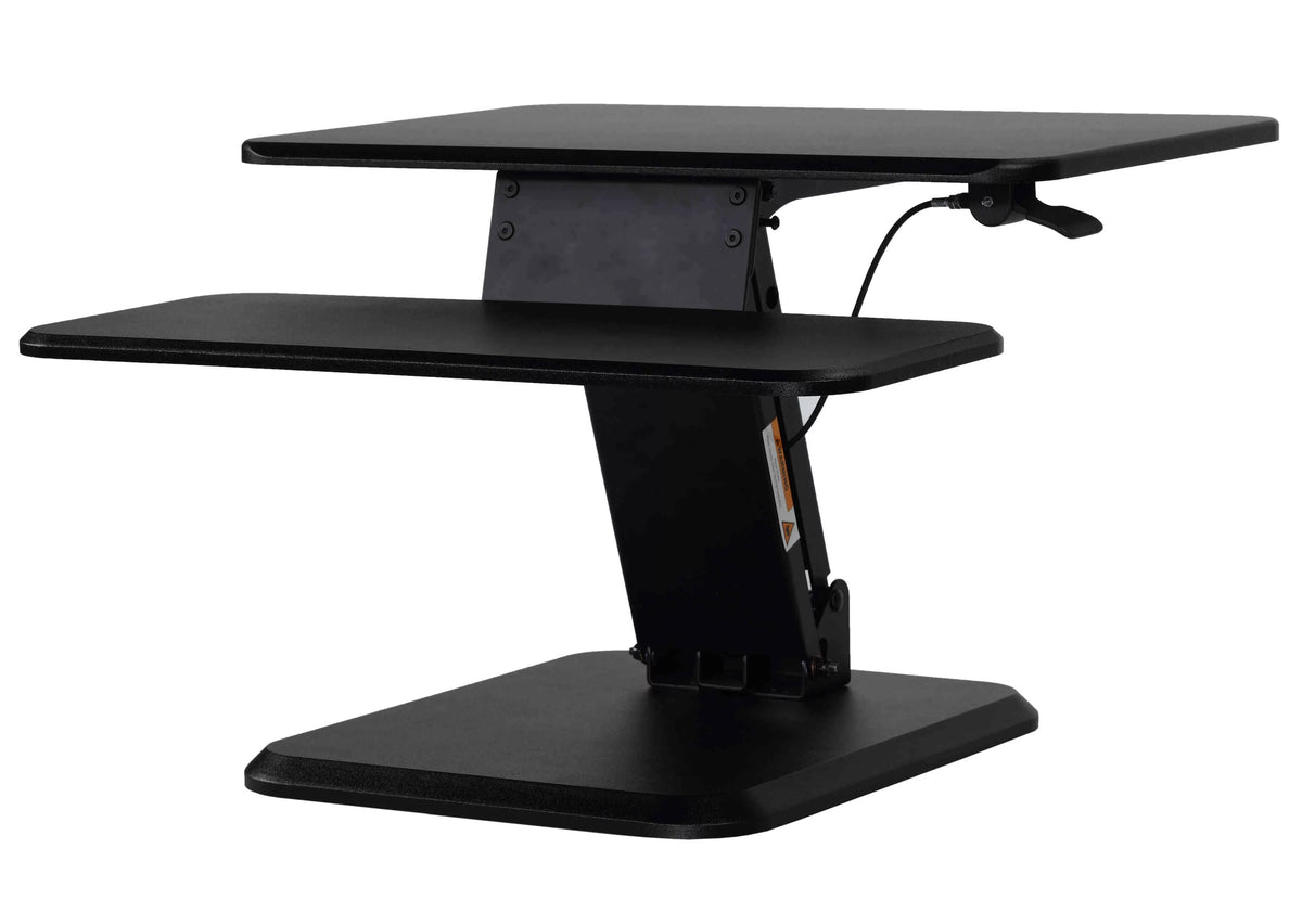 Adjustable Sit to Stand Desktop Monitor Stand, Black E494288