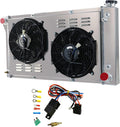 4 Row Aluminum Radiator with 2 x 12" Fan and Shroud E344303