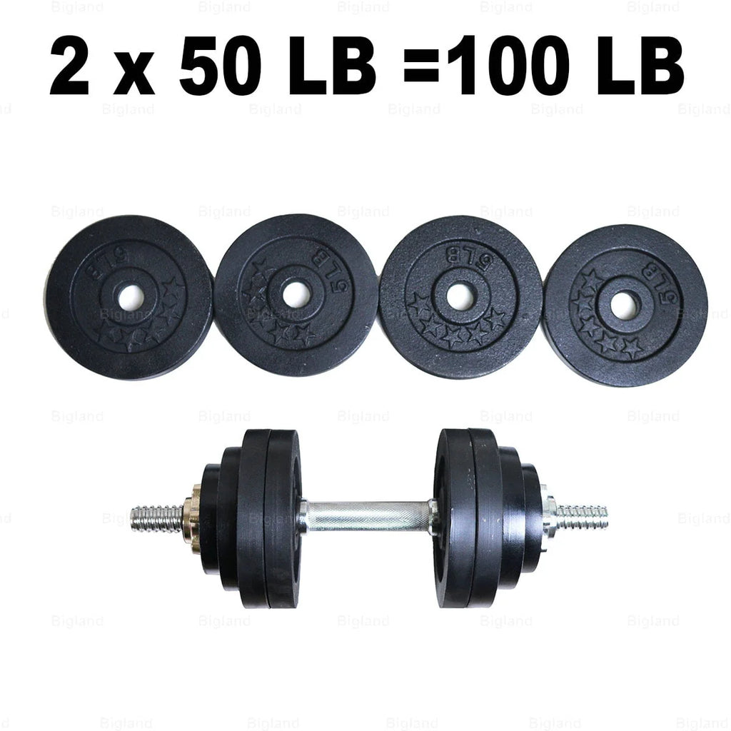 2 x 50lb Adjustable Dumbbells Set S8298