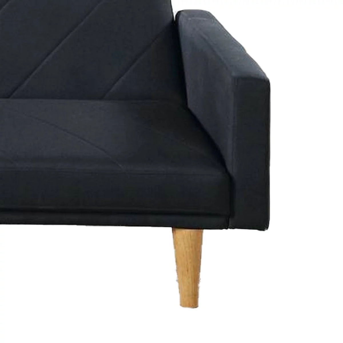 Black Fabric Adjustable Sofa Z406