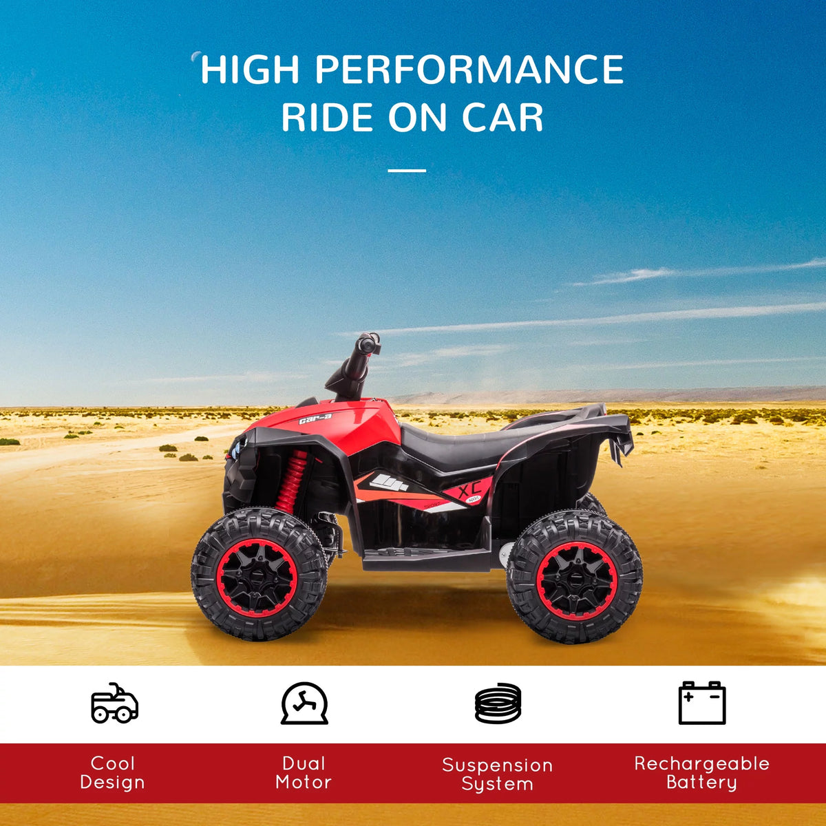 12V Kids Electric Ride-on ATV Quad X9513