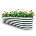 Galvanized Raised Garden Bed Dark Grey Z5423