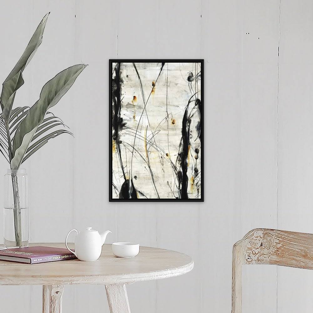 Black Float Frame Canvas Art - 16 x 24 R3746