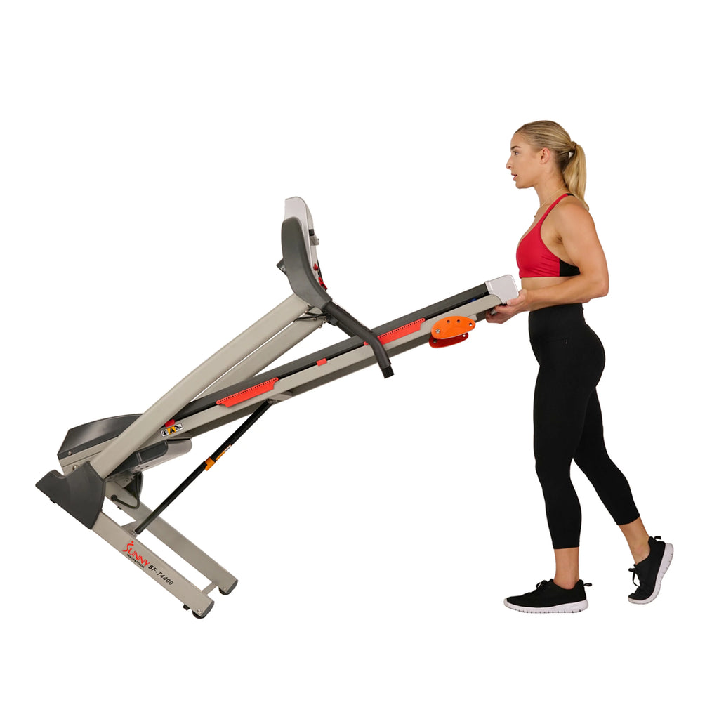 Folding Treadmill with Manual Incline and Pulse Sensors X620666