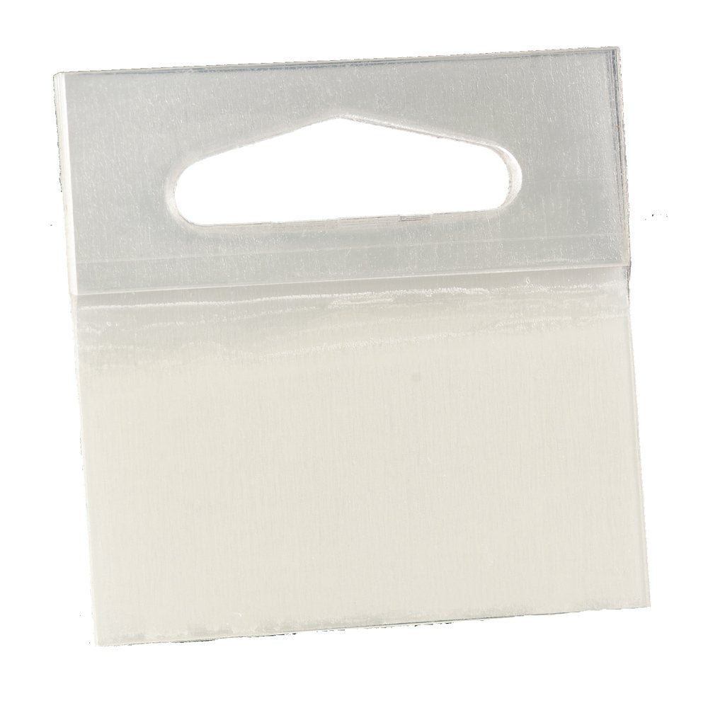 Clear 2 in x 2 in Hang Tabs, 500 per case K258