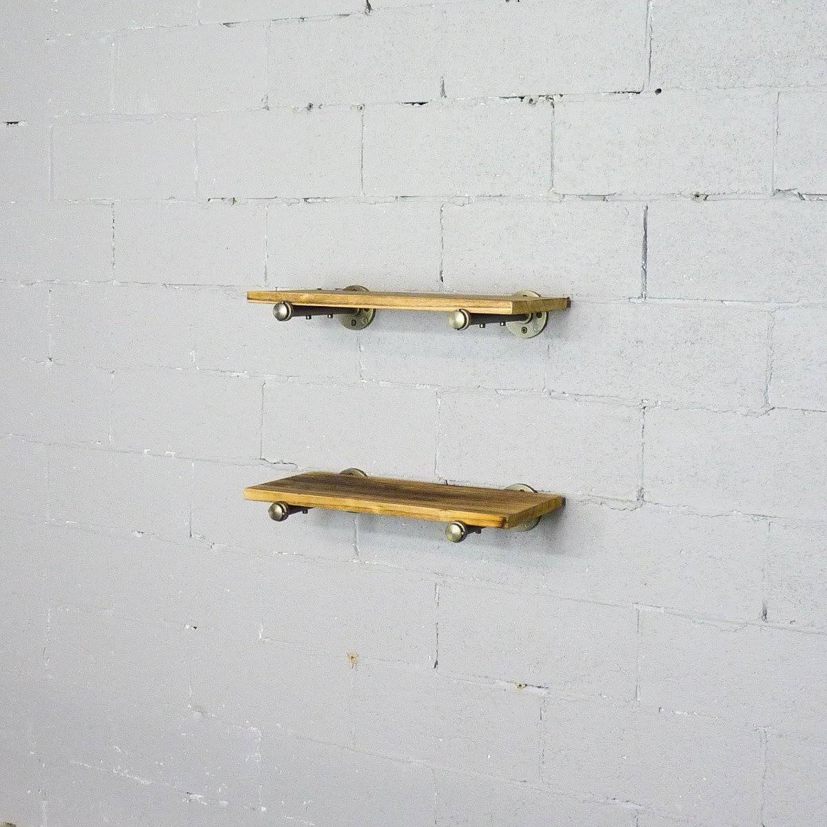 2-Piece Industrial Farmhouse Wall Shelf Set N802