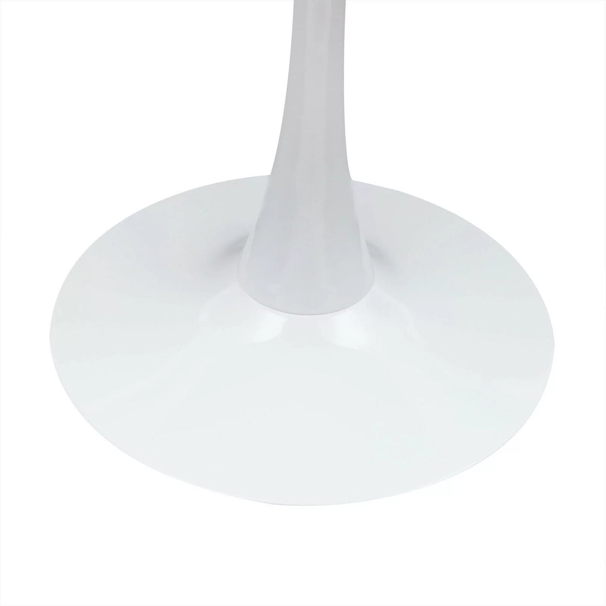White Round Tulip Pedestal Dining Table G86106