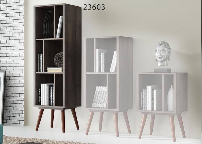 Large White Cubby Bookcase T157