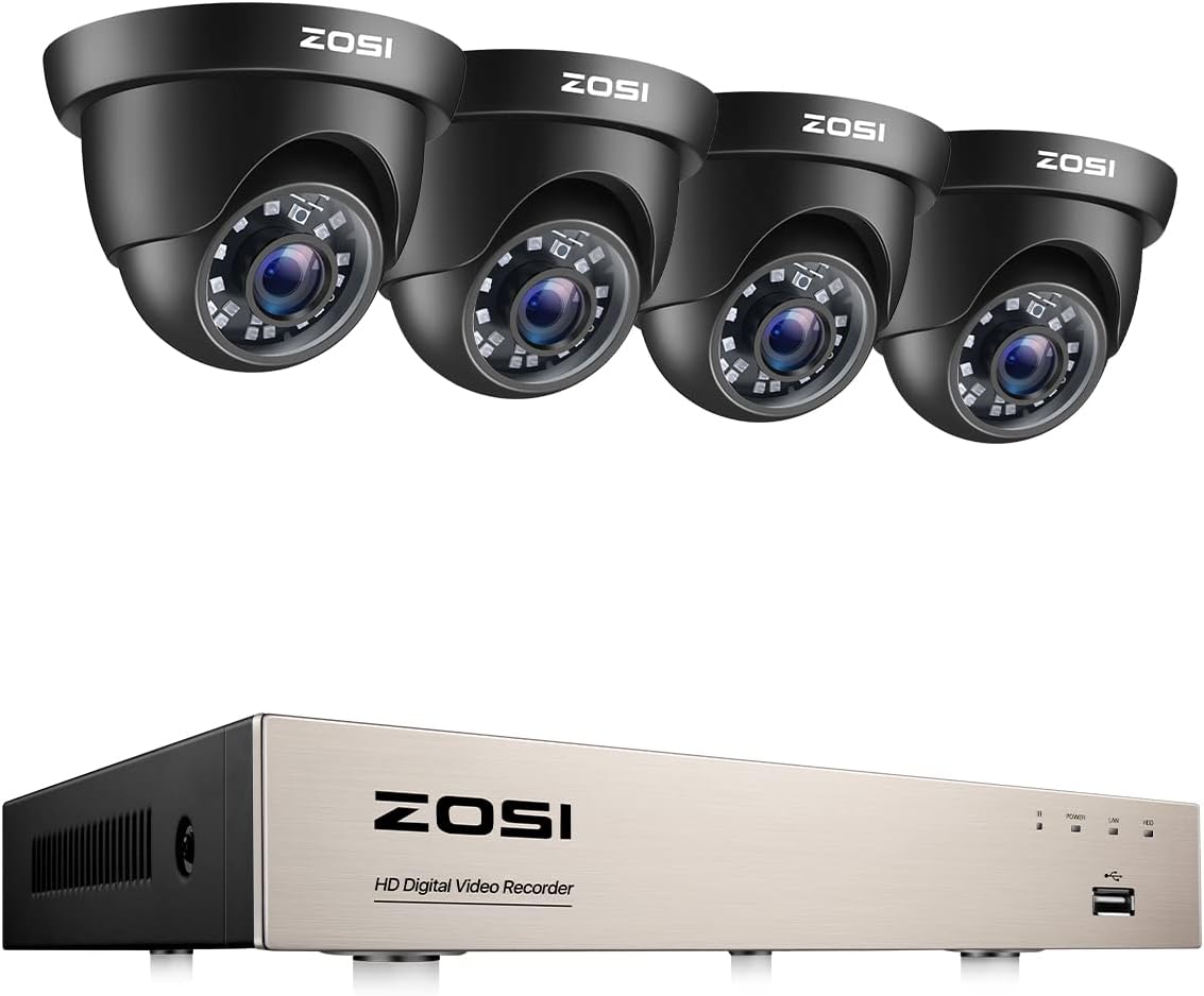 16CH 1080P Security Camera System with 4TB Hard Drive V653884