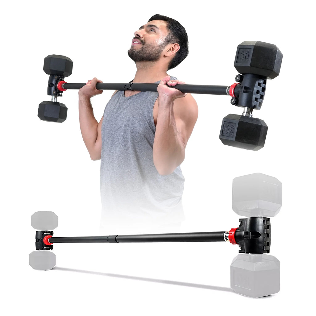 Adjustable Dumbbell to Barbell Converter, up to 200 lb. Capacity D32340