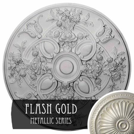 30 5/8x22OD x 2 1/2x22P Hand-Painted Ceiling Medallion B2695