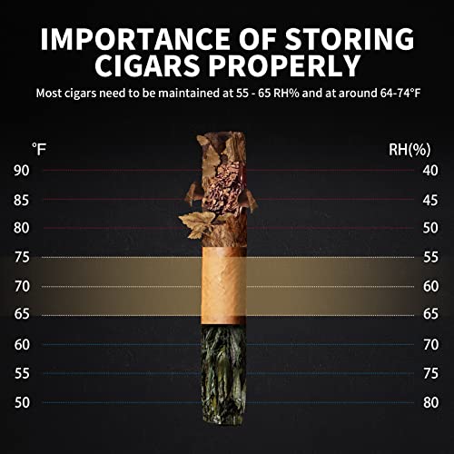 8L Electric Cigar Humidor with Heating and Cooling Z641