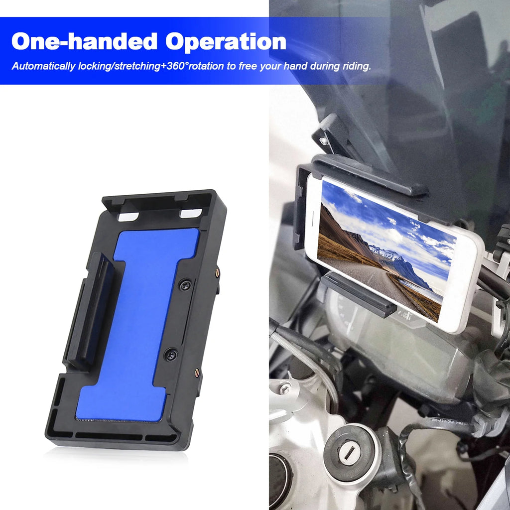 Wireless Motorcycle Cellphone Mount with Car Charger J93185
