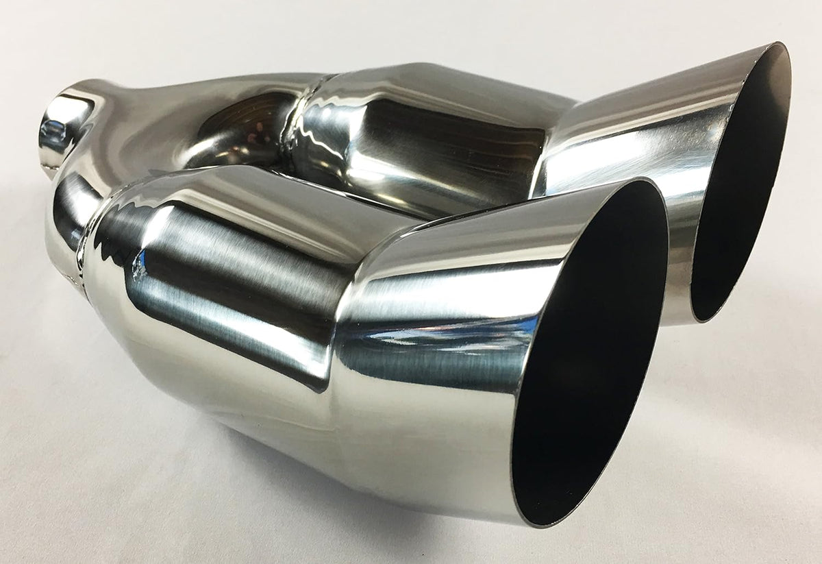 Stainless Steel Slant Exhaust Tip Pack of 2 Q1542
