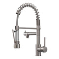 Nickel Pull Down Kitchen Faucet with Spring Spout G139