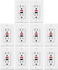 White 15A Tamper Resistant GFCI Outlets with Wallplate H1800