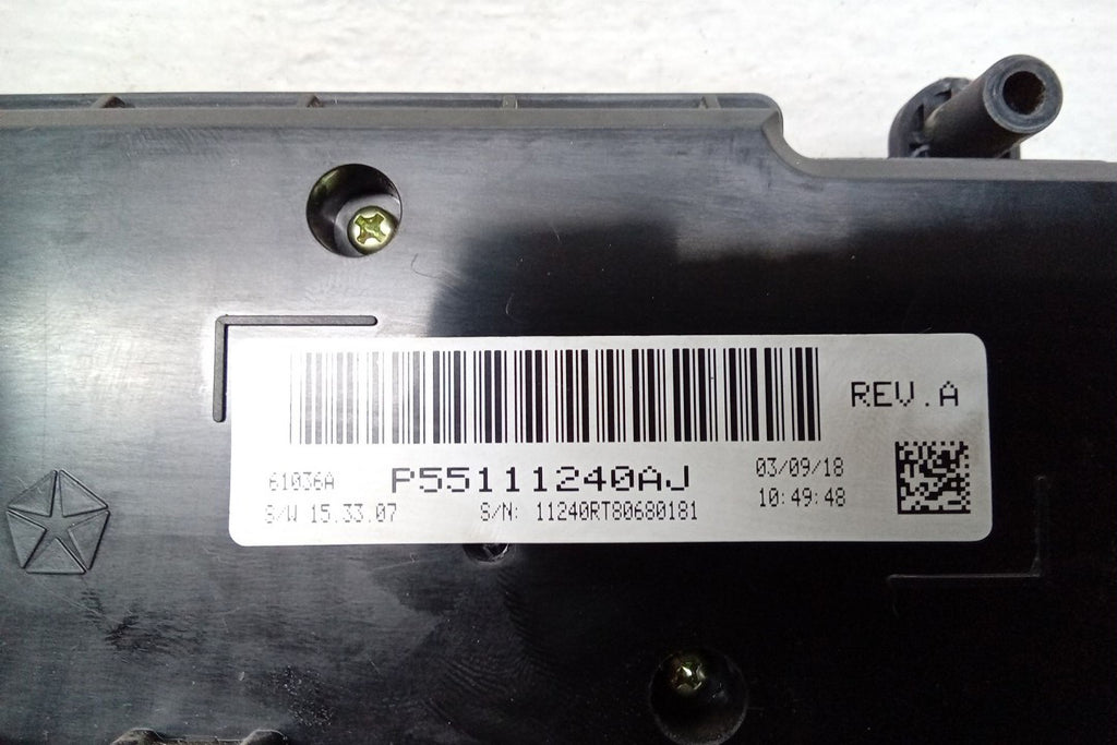 18 Dodge Caravan Climate AC Heater Control N6465