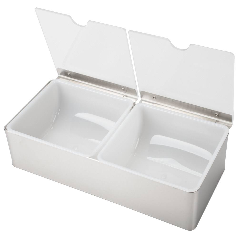 2 Quart Condiment Center with Notched Lids T807106
