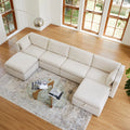 Oversized Modular Sectional Sofa Set with Storage Ottoman A269359