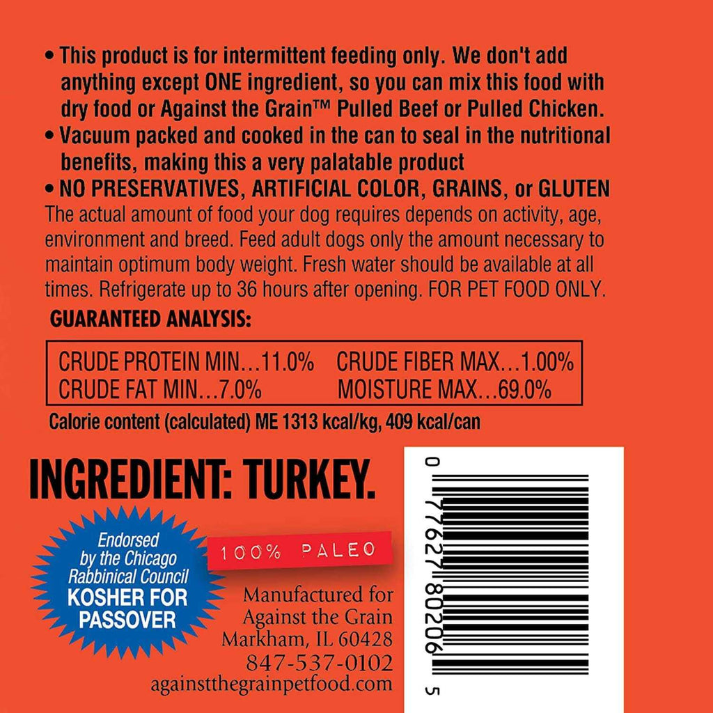 Turkey Canned Dog Food D663