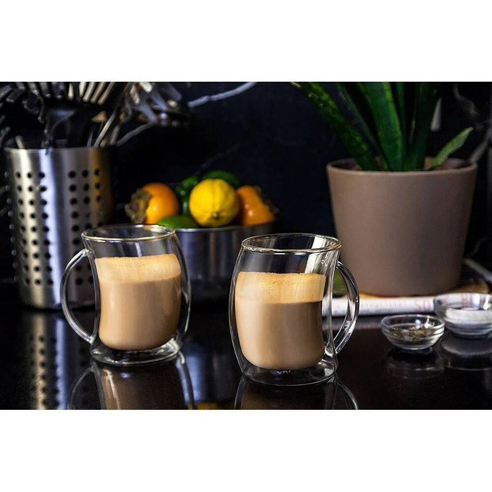 Double Wall Insulated Coffee Mug 13 oz Set of 2 N923
