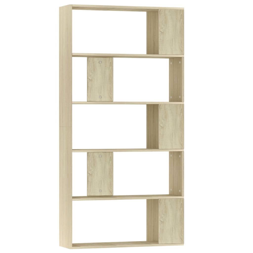 Gray Book Cabinet Room Divider Chipboard P1888